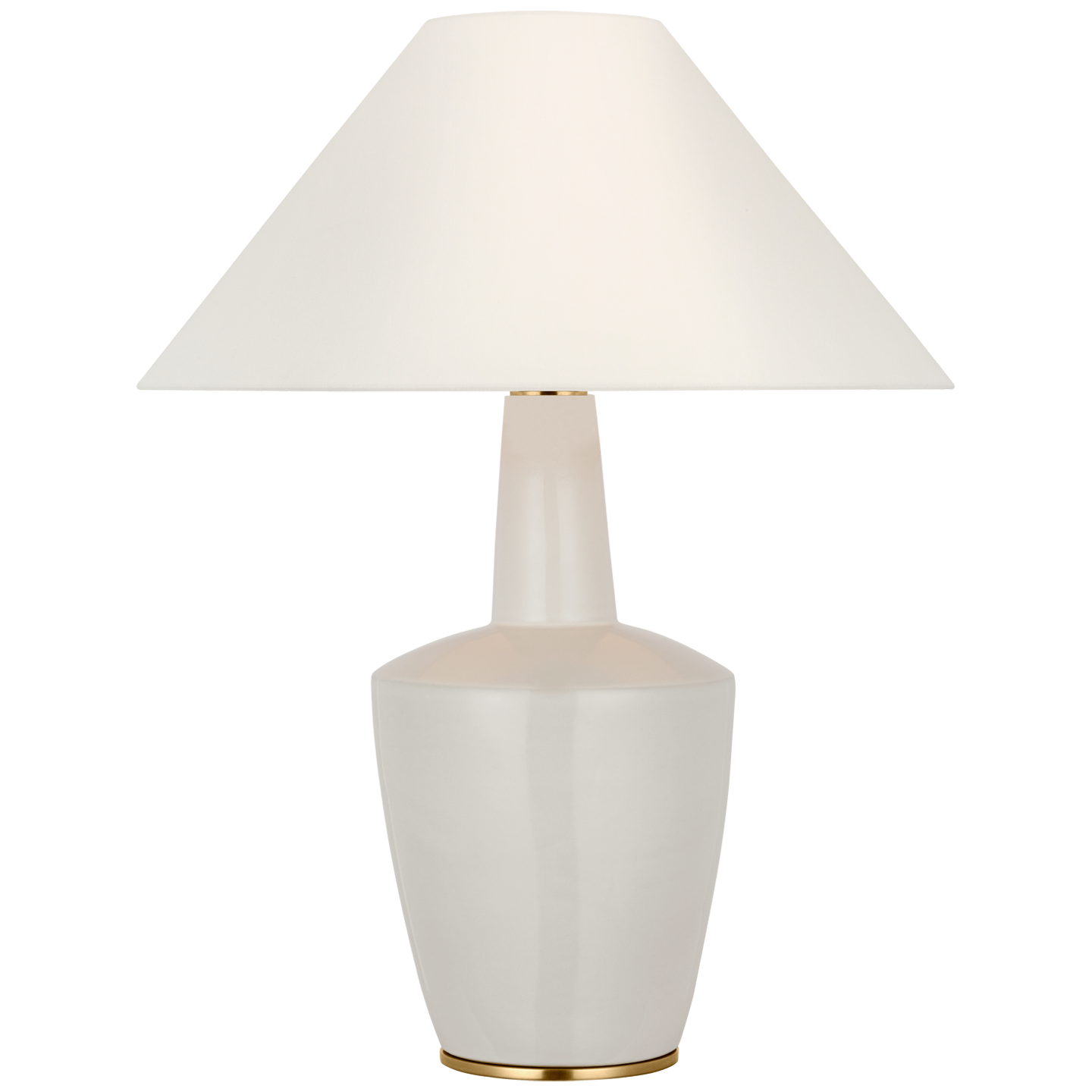 Paros 31" Table Lamp | Ivory | Linen Flare Shade