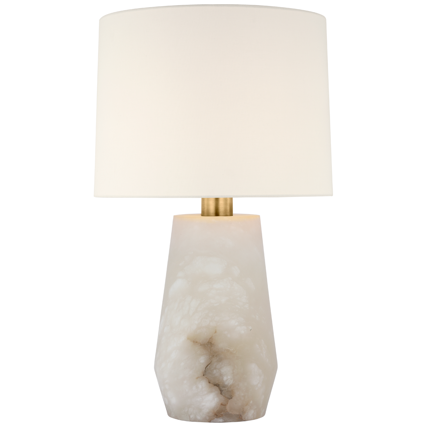 Corfu 32" Table Lamp | Alabaster | Linen Shade