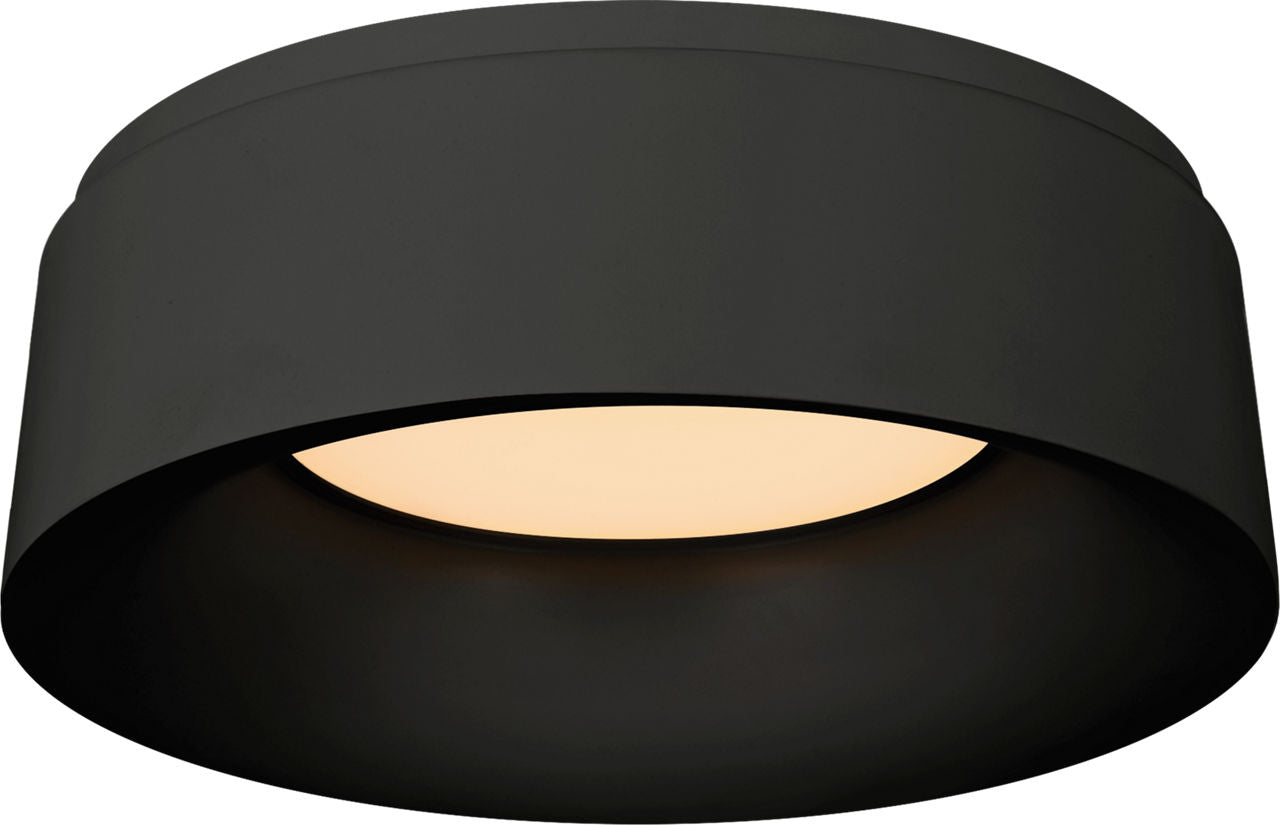 Halo Small Flush Mount | Matte Black