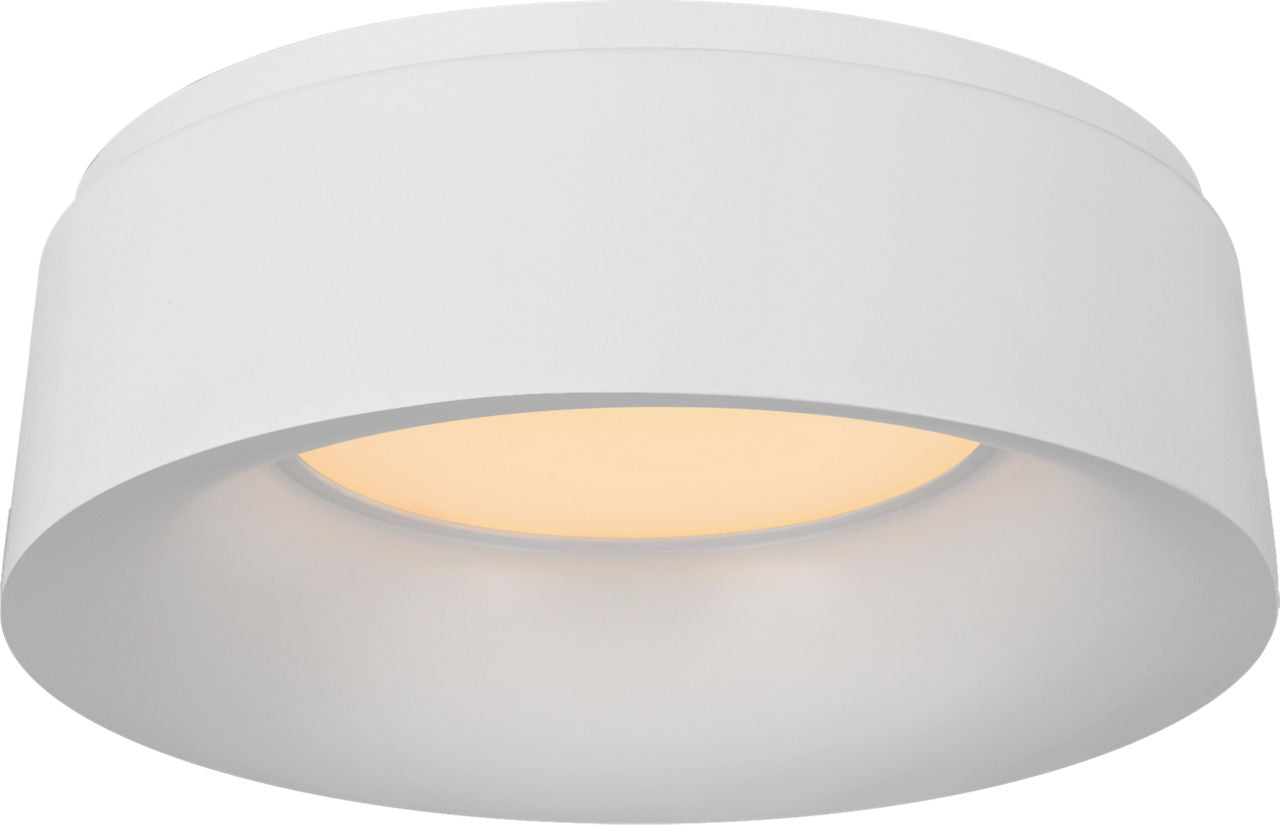 Halo Small Flush Mount | Matte White
