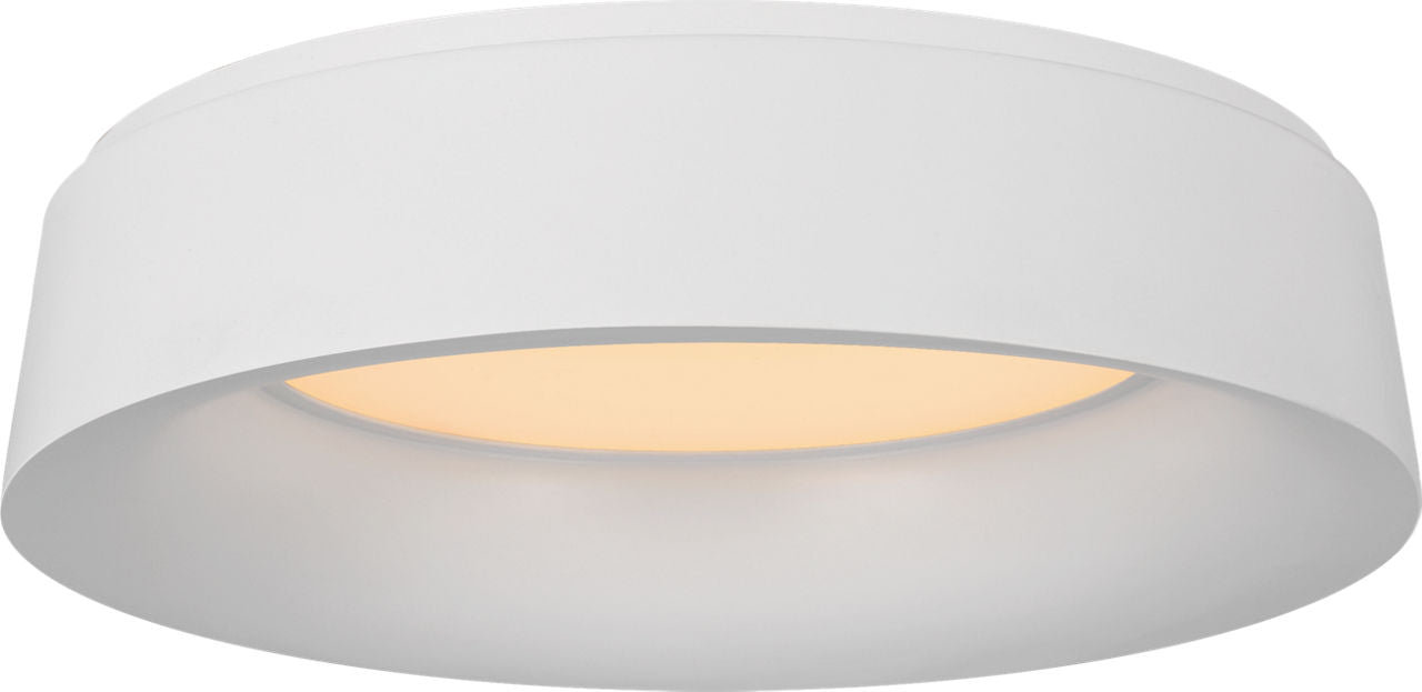 Halo Large Flush Mount | Matte White
