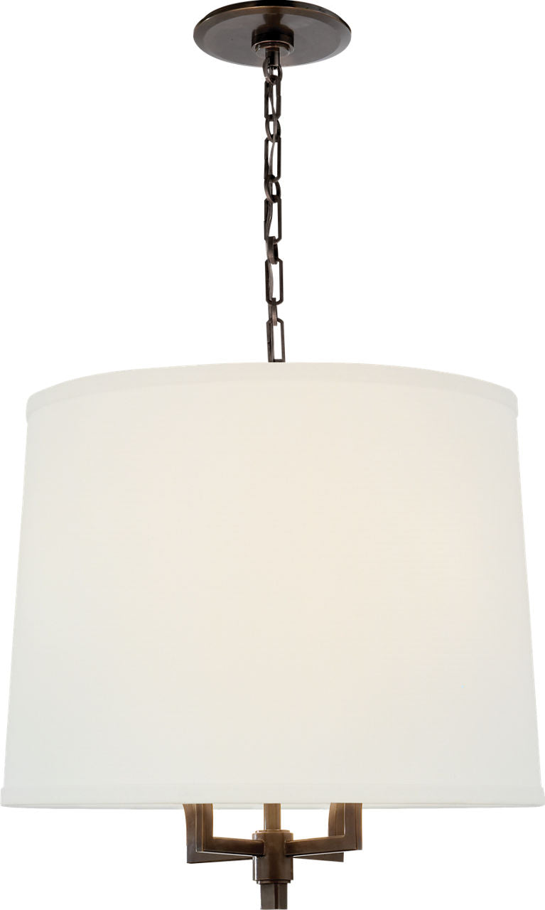 Westport Large Hanging Shade | Bronze | Linen Shade
