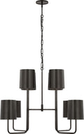 Go Lightly Extra Large Two Tier Chandelier | Bronze | Bronze Shades