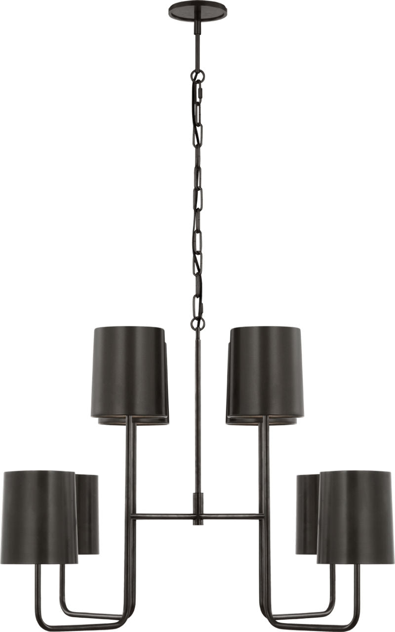 Go Lightly Extra Large Two Tier Chandelier | Bronze | Bronze Shades