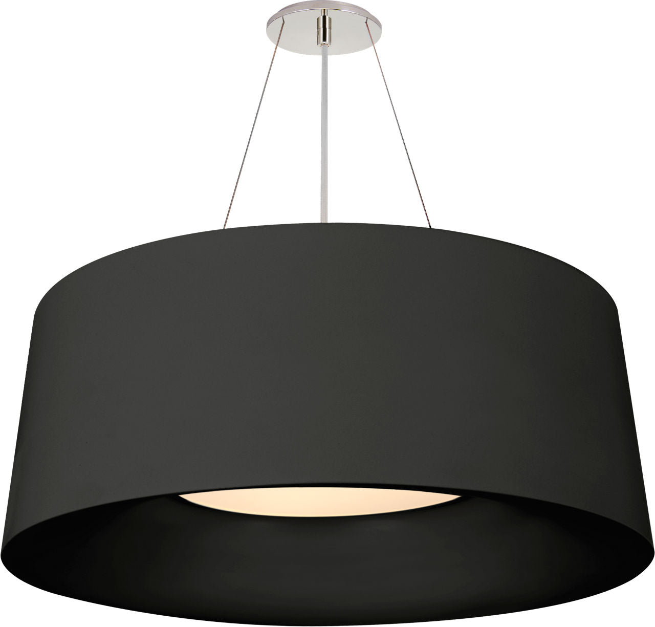 Halo Medium Hanging Shade | Matte Black