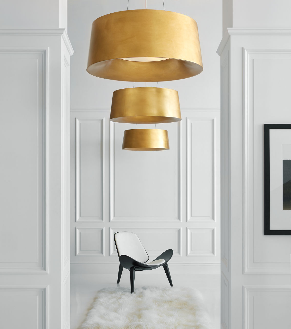 Halo Medium Hanging Shade | Gild