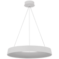 Neptune 24" Uplight Ring Chandelier | Matte White