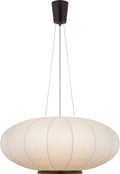 Paper Moon Large Hanging Shade | Bronze | Rice Paper Shade