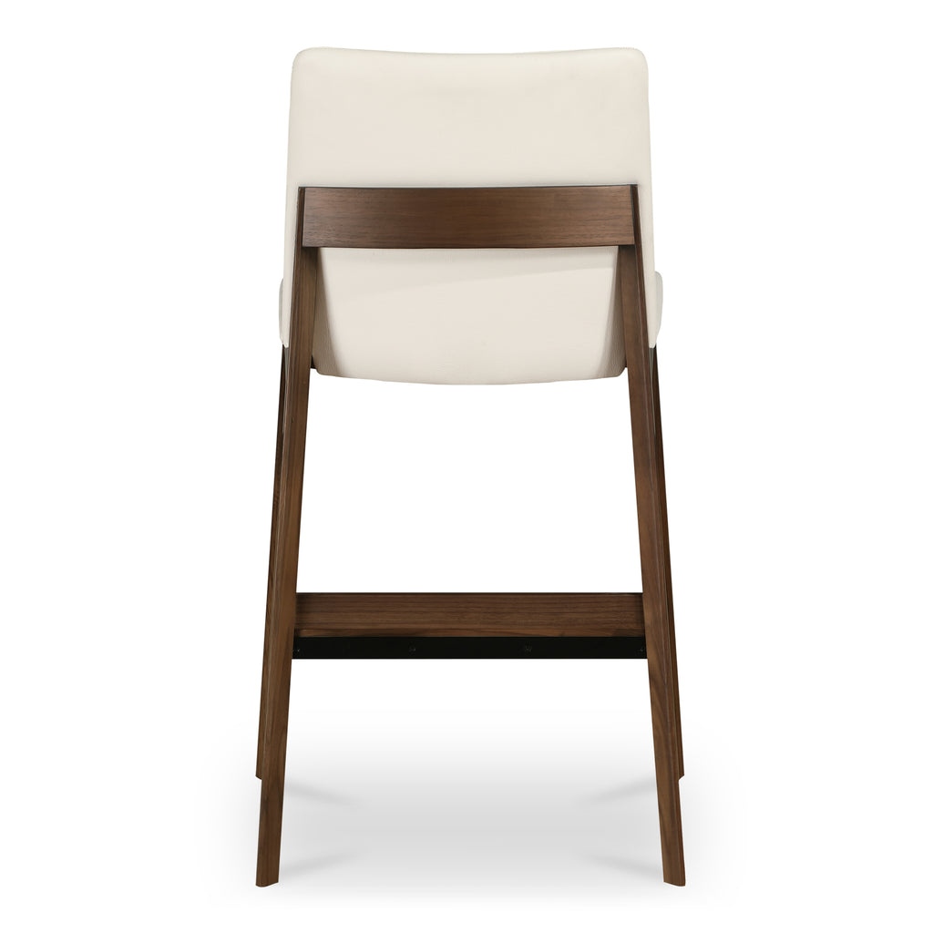 Deco Counter Stool White PVC