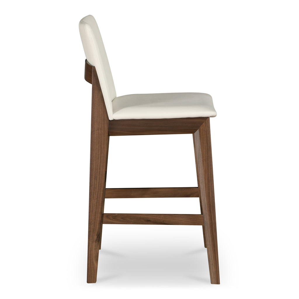 Deco Counter Stool White PVC