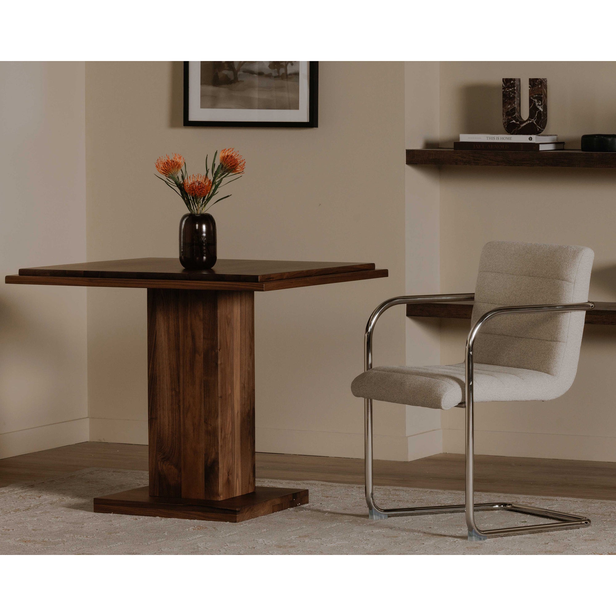 May Cafe Table Walnut