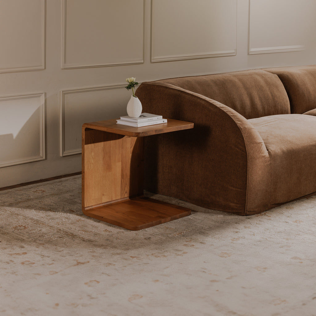 Carrie Side Table Natural Oak