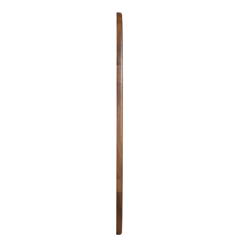 Alcott Oval Mirror Walnut