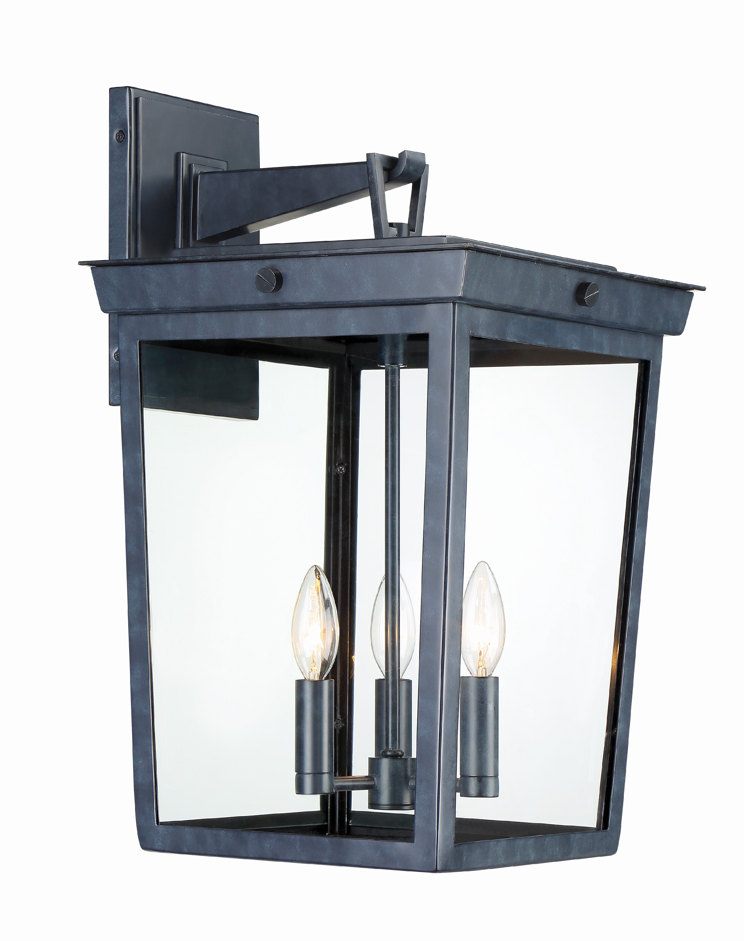 Belmont 12'' Graphite Outdoor Sconce