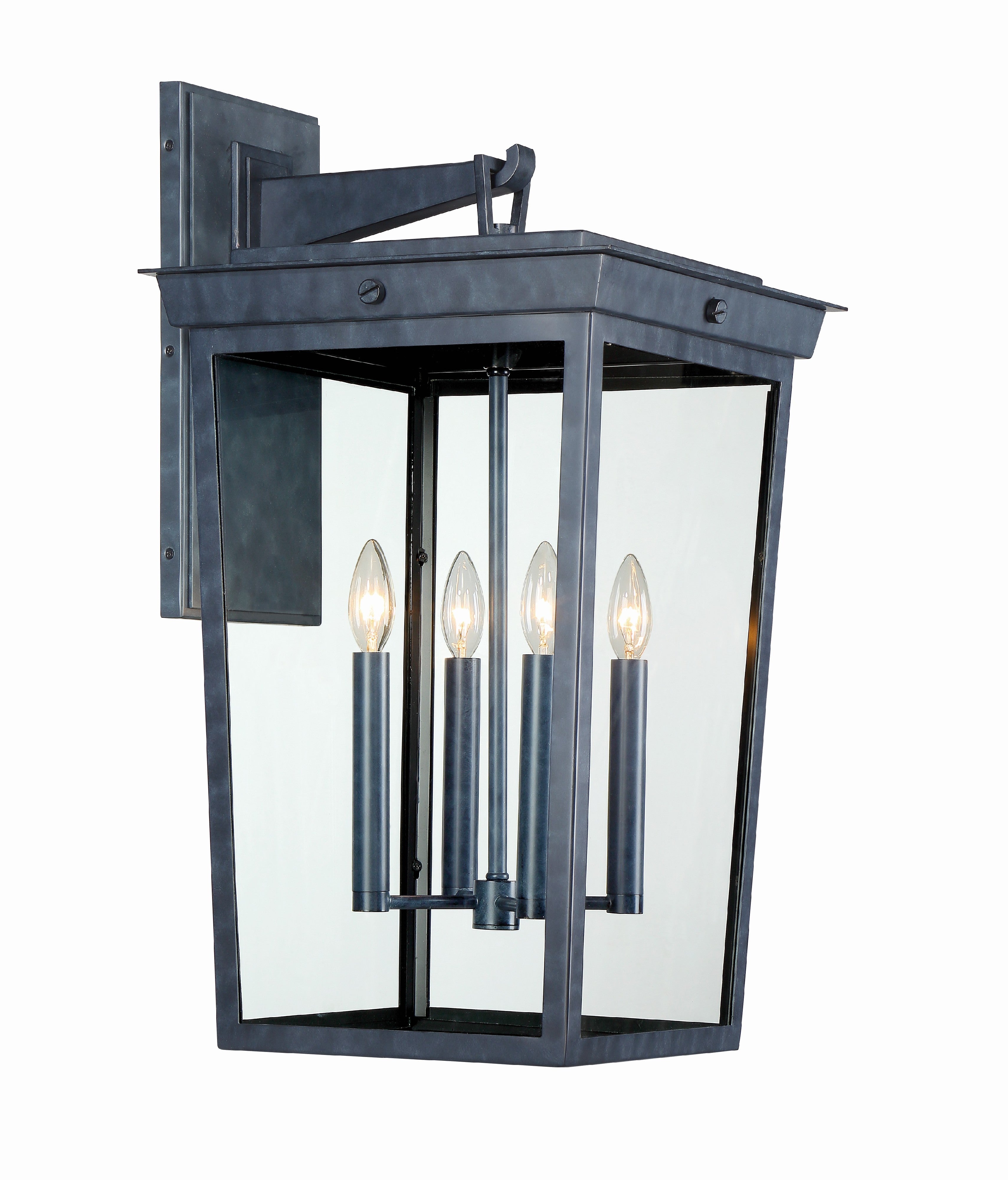 Belmont 14'' Graphite Outdoor Sconce
