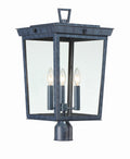 Belmont 12'' Graphite Outdoor Post