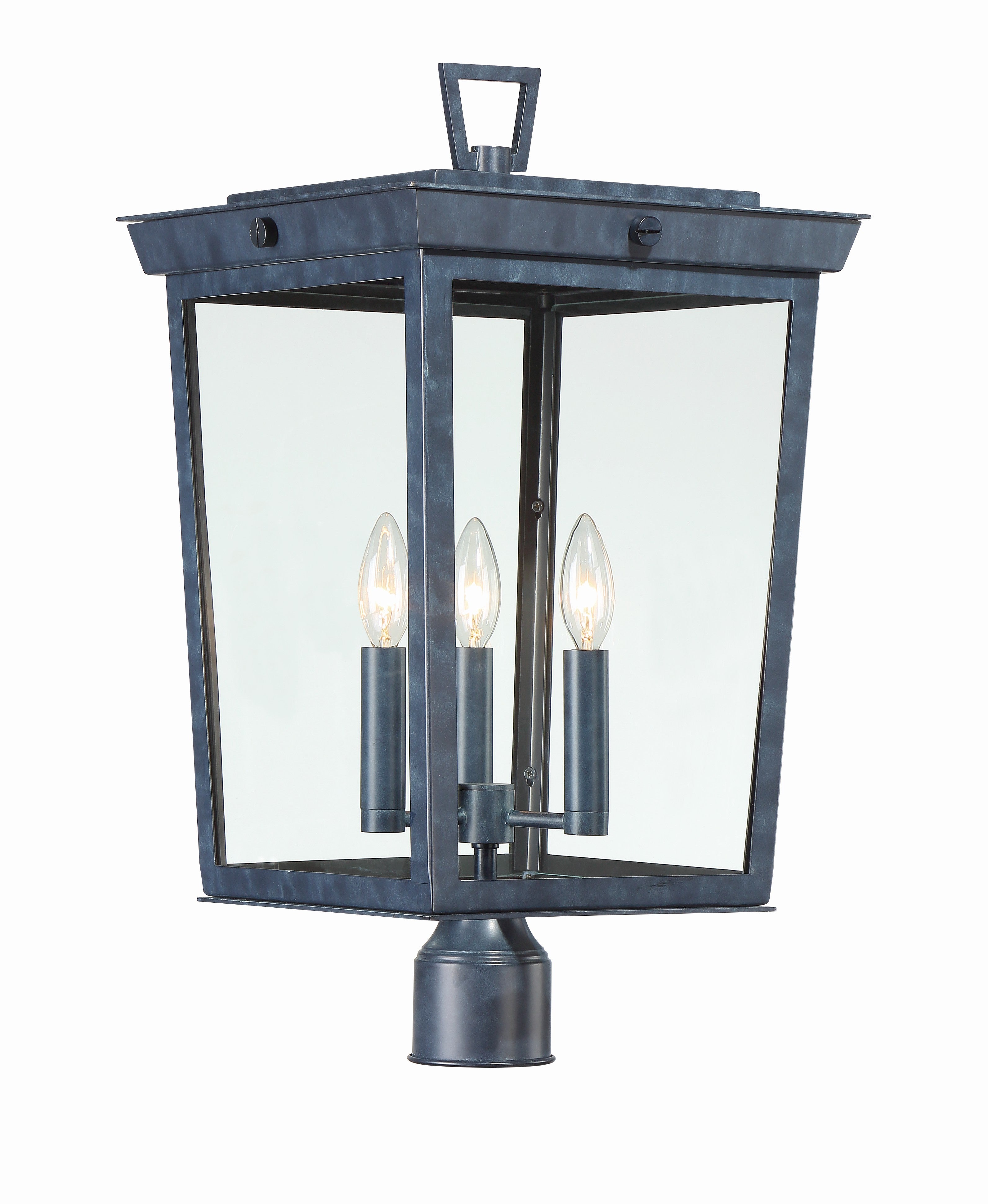 Belmont 12'' Graphite Outdoor Post
