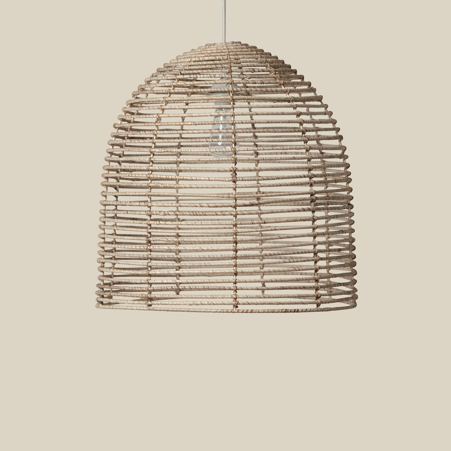 Beehive Chandelier in Natural