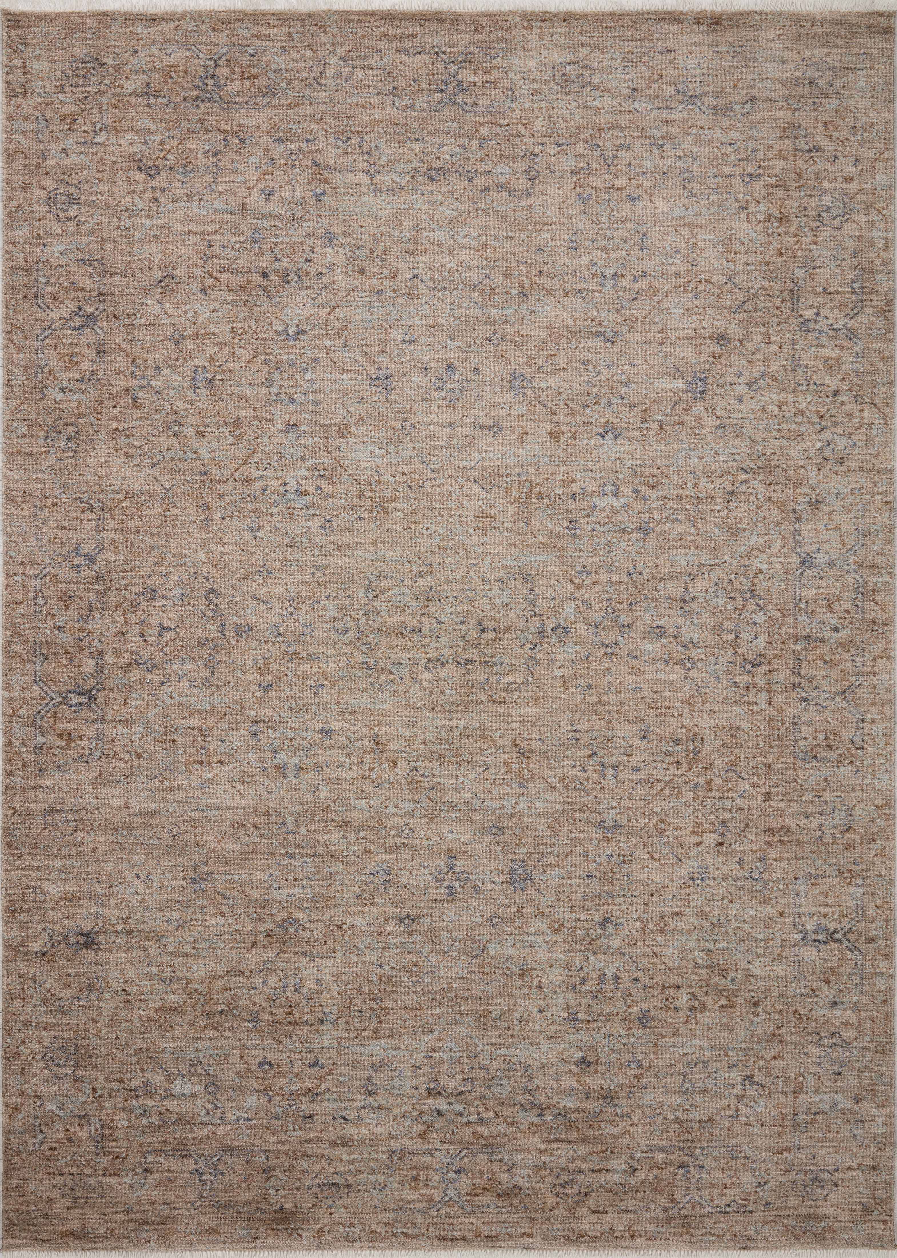 Angela Rose x Loloi | Blake Collection | Taupe / Blue | BLA-03