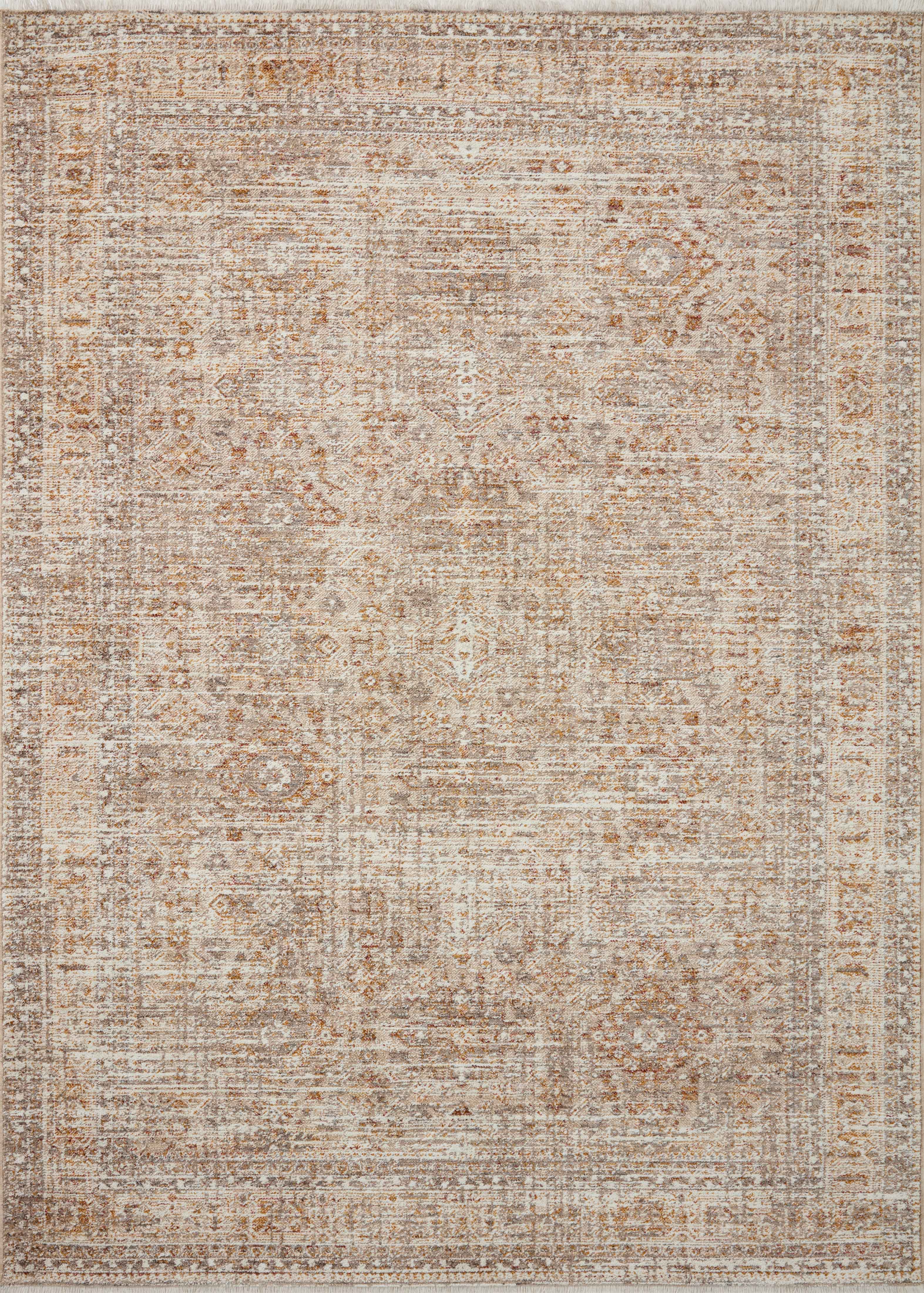 Angela Rose x Loloi | Blake Collection | Oatmeal / Spice | BLA-06