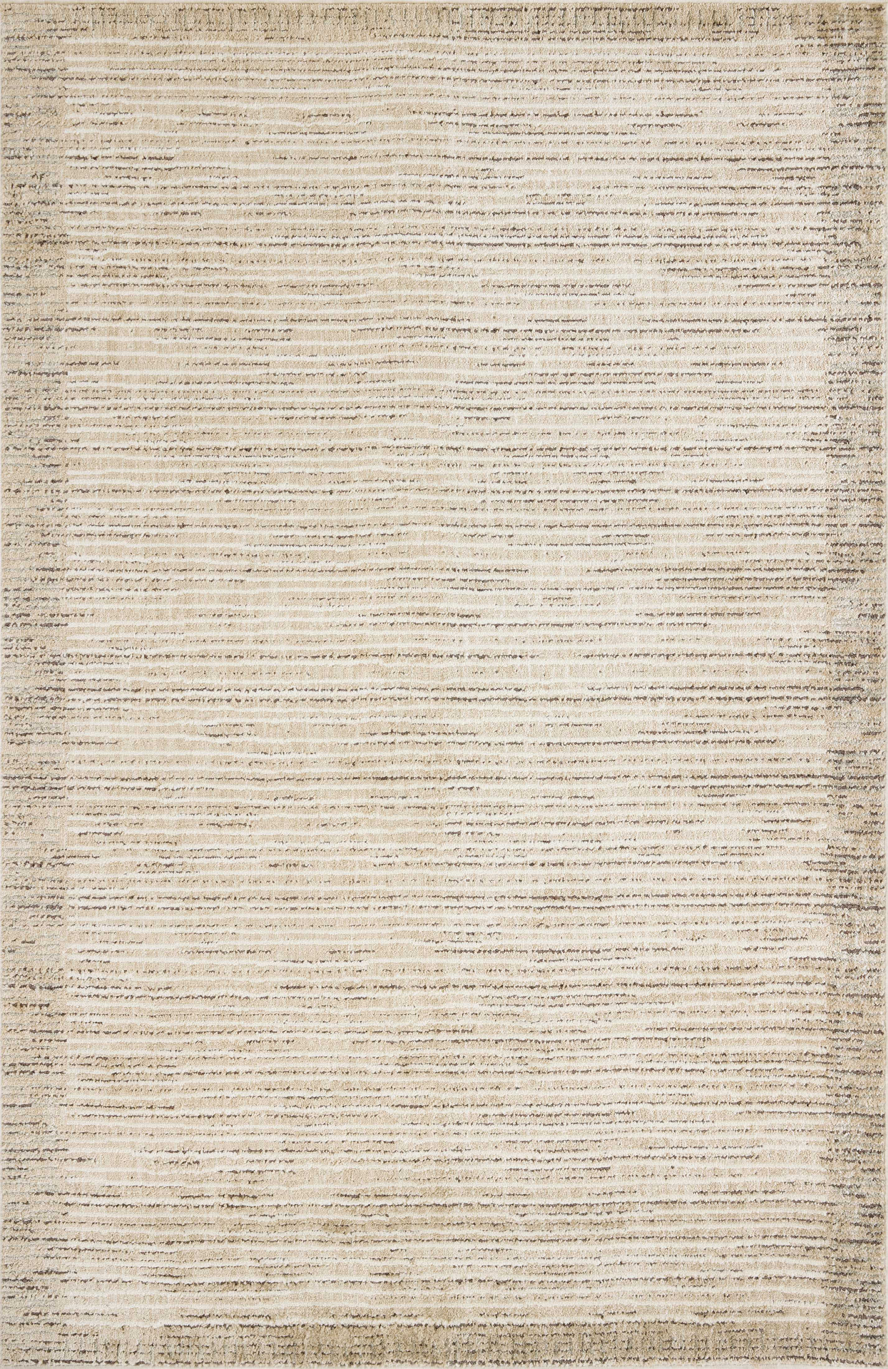 Jeremiah Brent x Loloi | Bleecker Collection | Sand / Charcoal | BLE-02