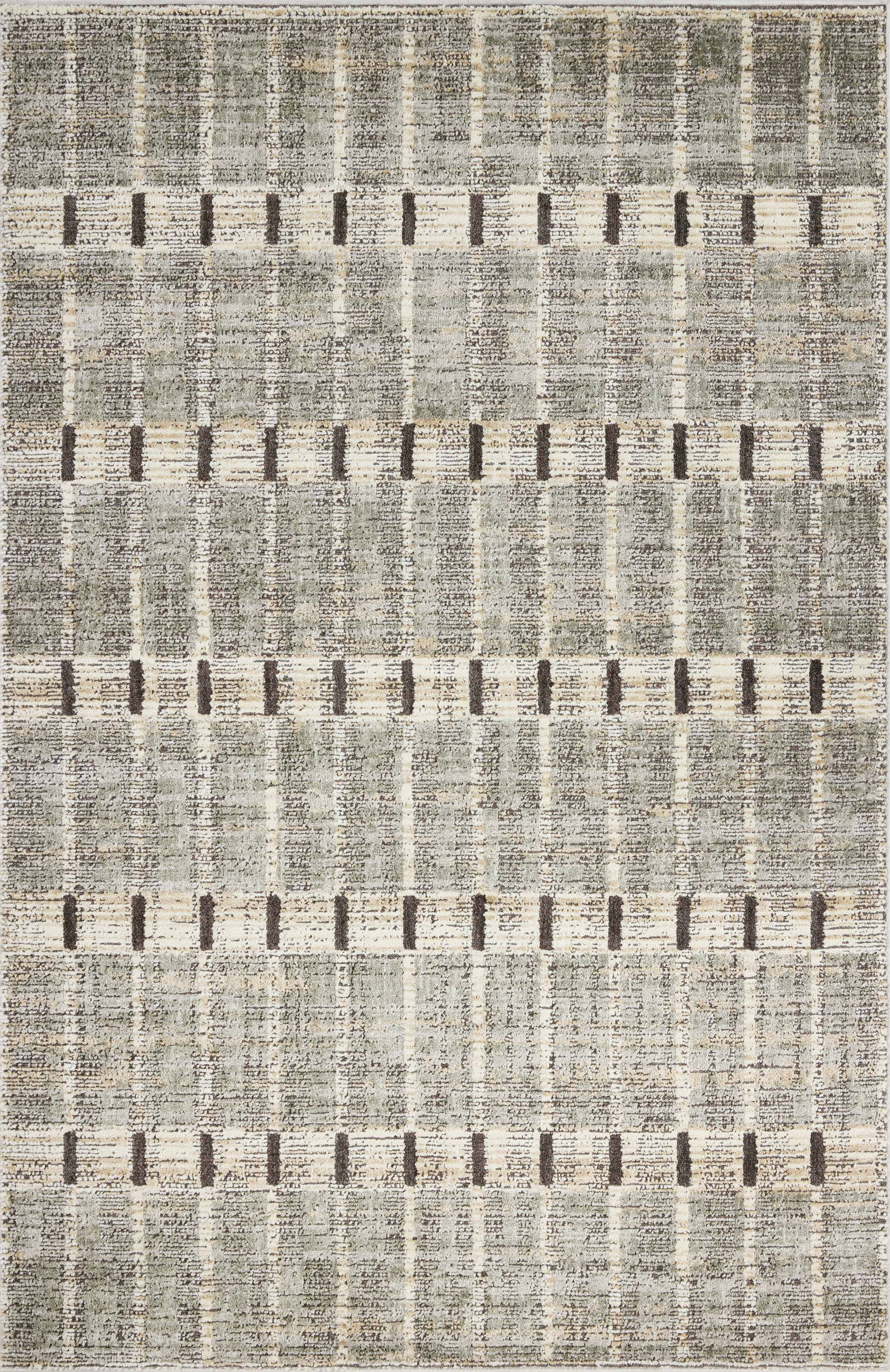 Jeremiah Brent x Loloi | Bleecker Collection | Sage / Granite | BLE-04