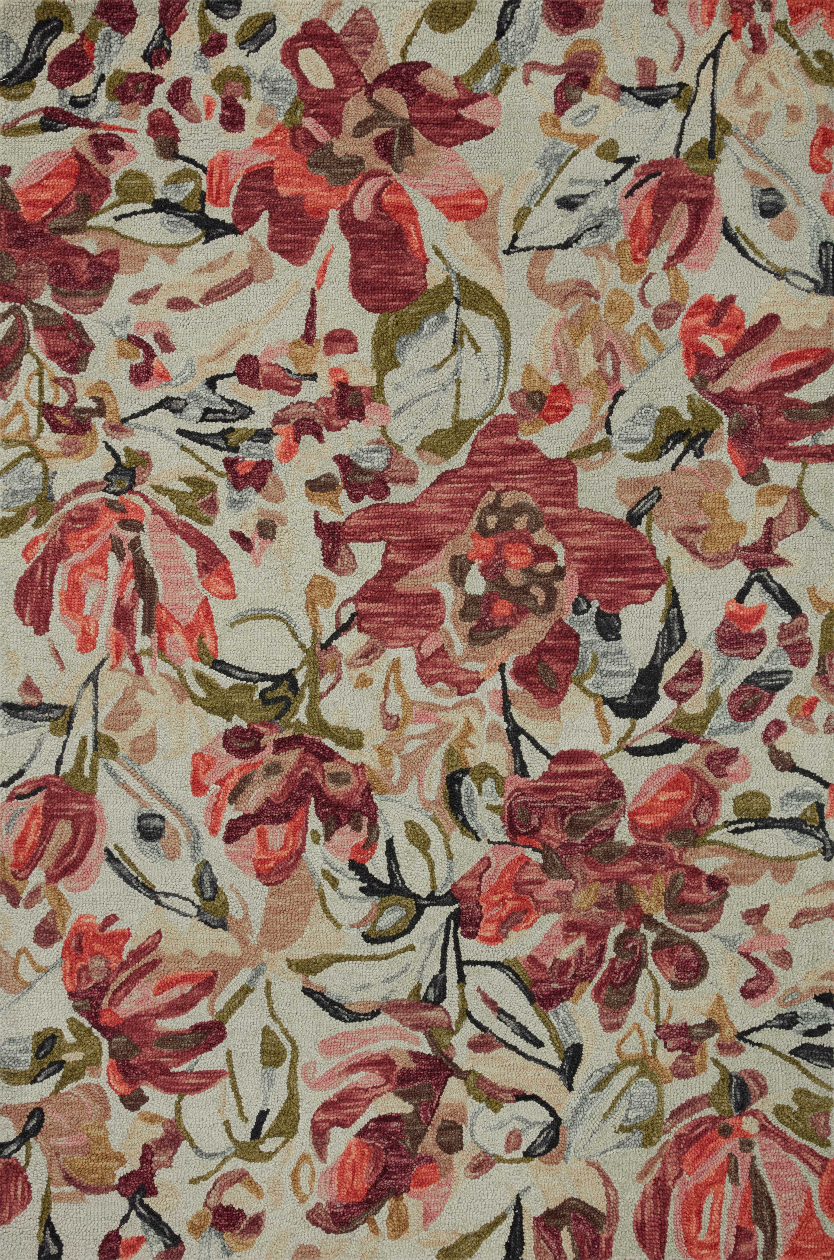 Loloi | Belladonna Collection | Ivory / Raspberry | BLM-01