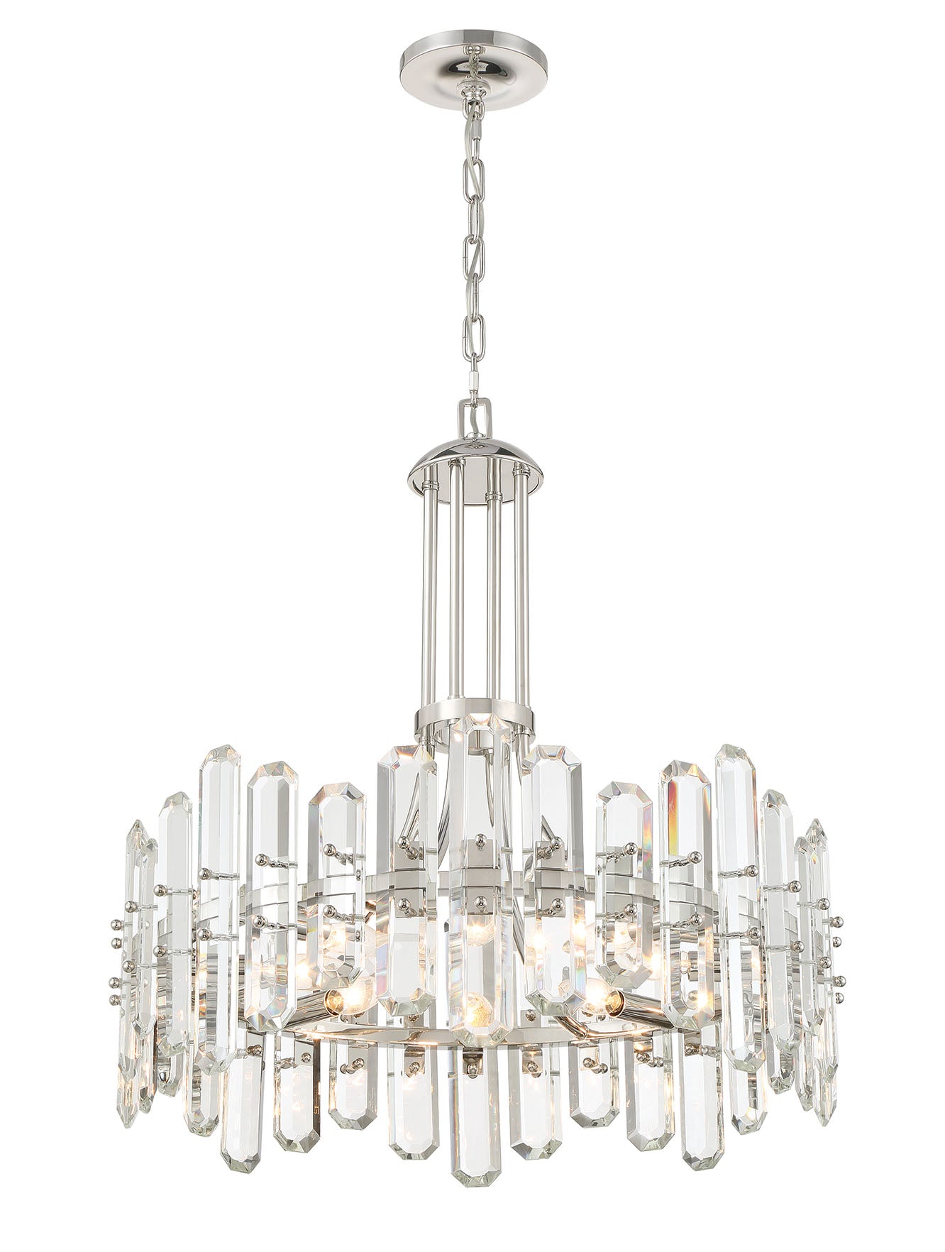 Bolton 24.75'' Polished Nickel Chandelier