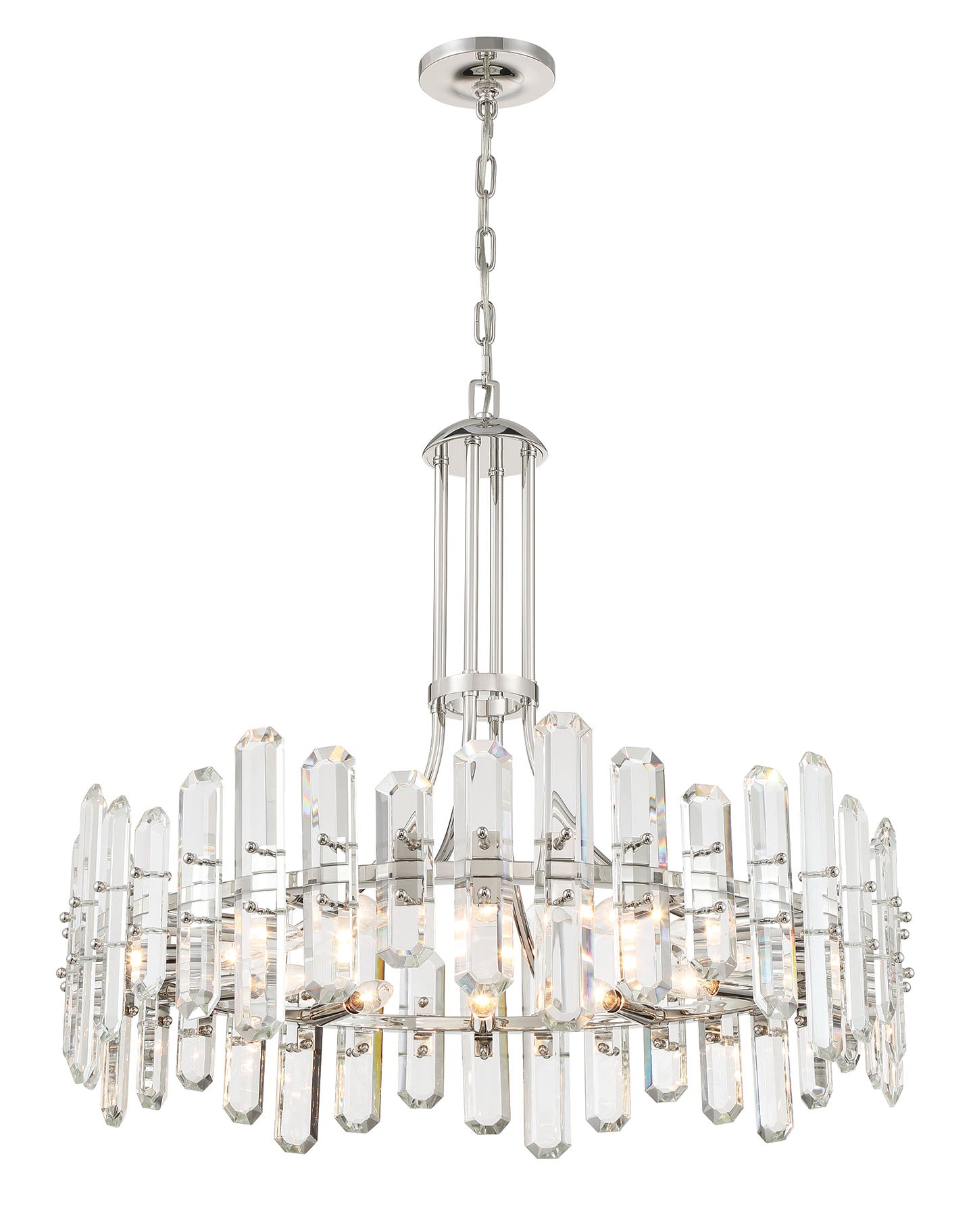 Bolton 31'' Polished Nickel Chandelier