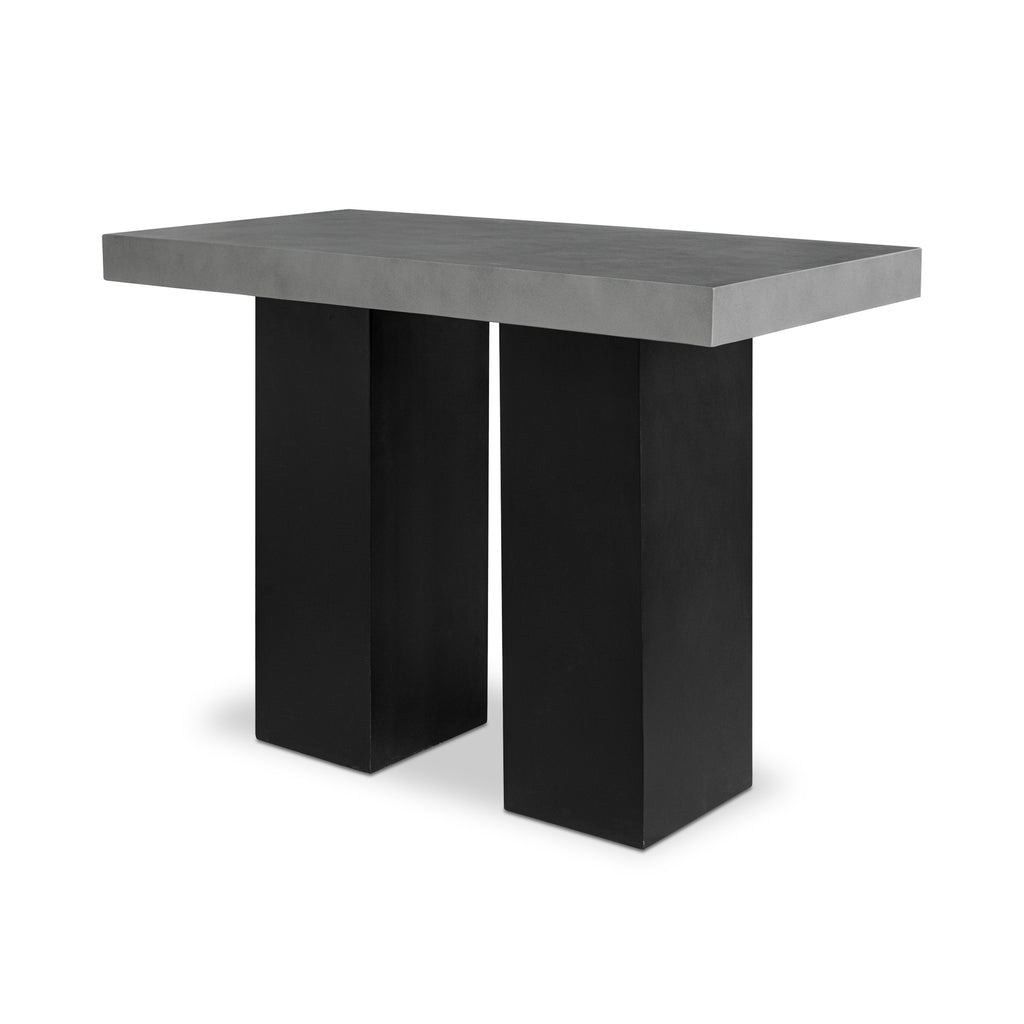 Lithic Outdoor Bar Table Grey