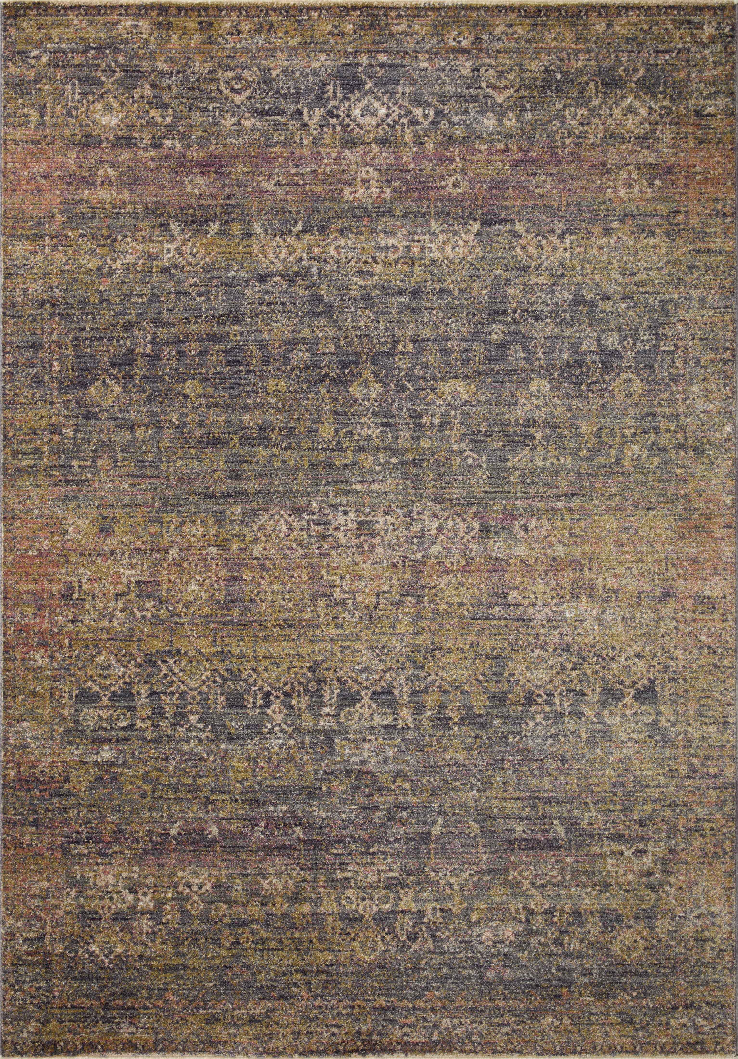 Jean Stoffer x Loloi | Bradbury Collection | Ink / Multi | BRU-05