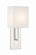 Brent 6.5'' Polished Nickel Sconce
