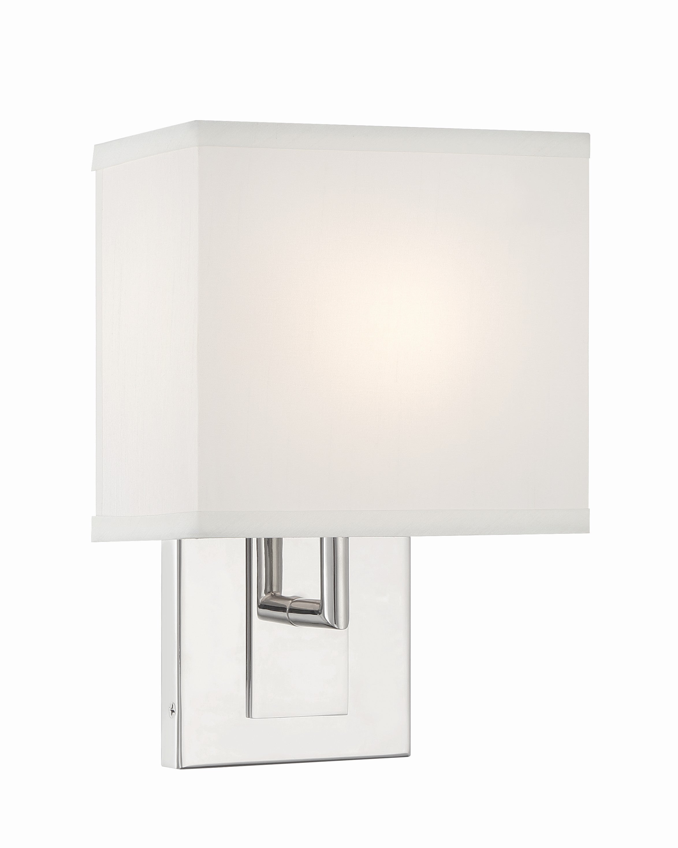 Brent 7'' Polished Nickel Sconce