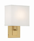 Brent 7'' Vibrant Gold Sconce