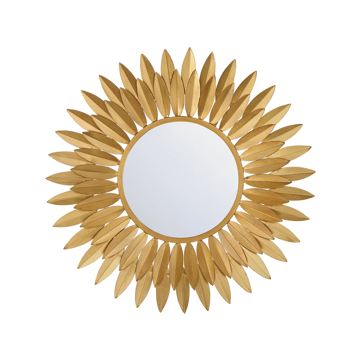 Broche 20'' Antique Gold Mirror