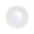 Broche 20'' Matte White Mirror