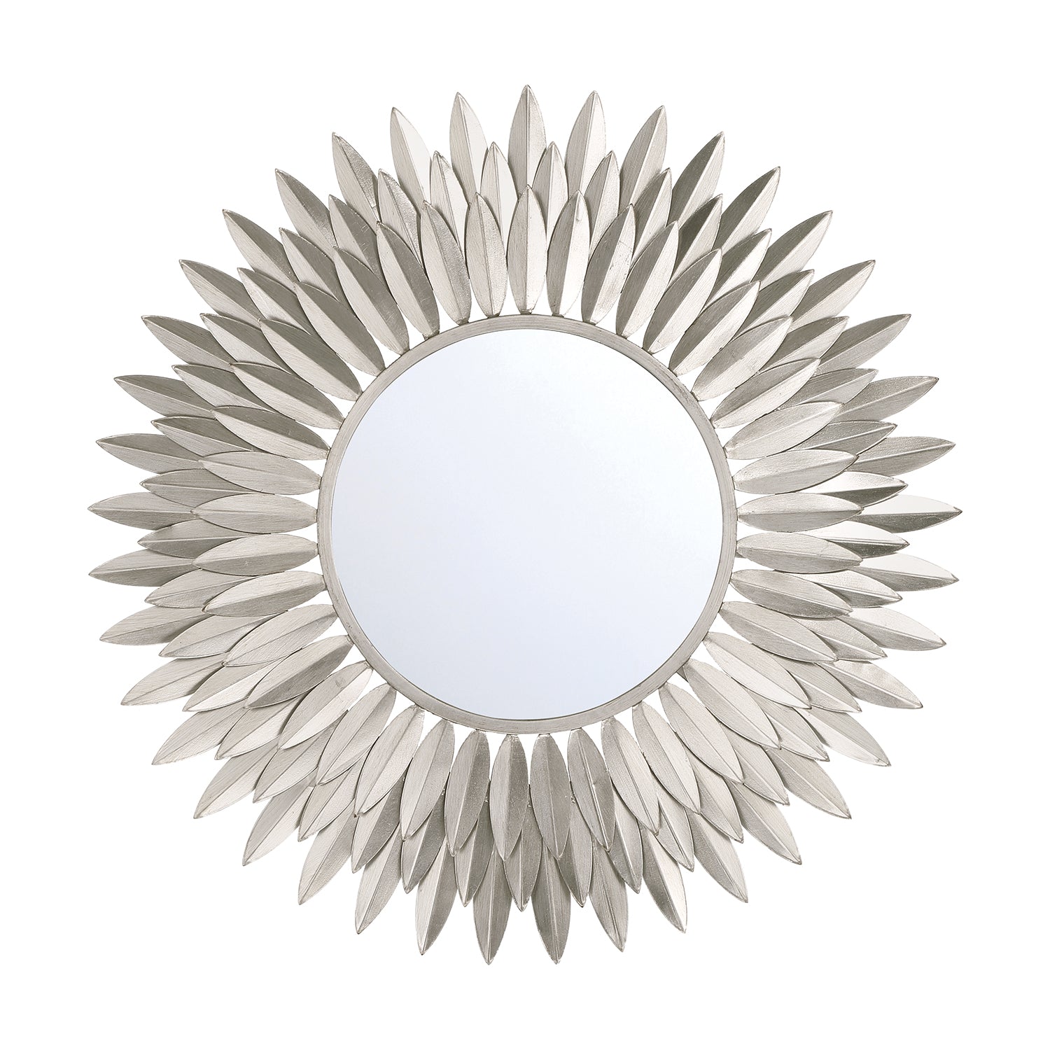 Broche 24'' Antique Silver Mirror