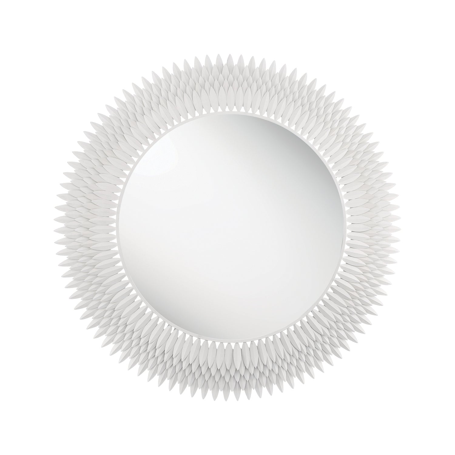 Broche 46.75'' Matte White Mirror