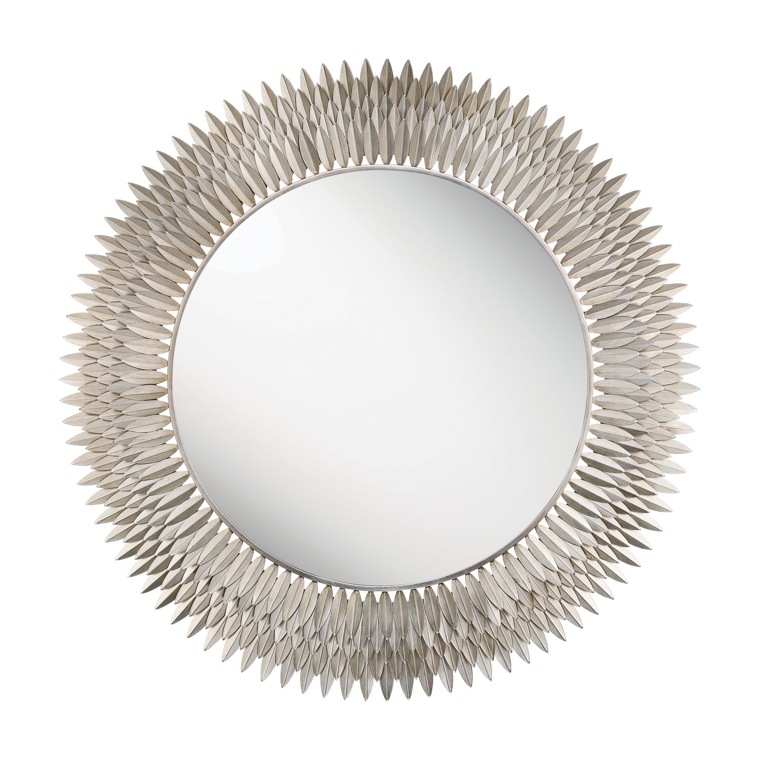 Broche 46.75'' Antique Silver Mirror