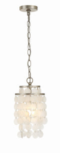 Brielle 7'' Antique Silver Chandelier