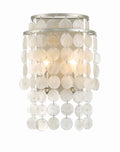 Brielle 9'' Antique Silver Sconce