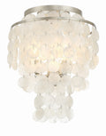 Brielle 13'' Antique Silver Flush Mount