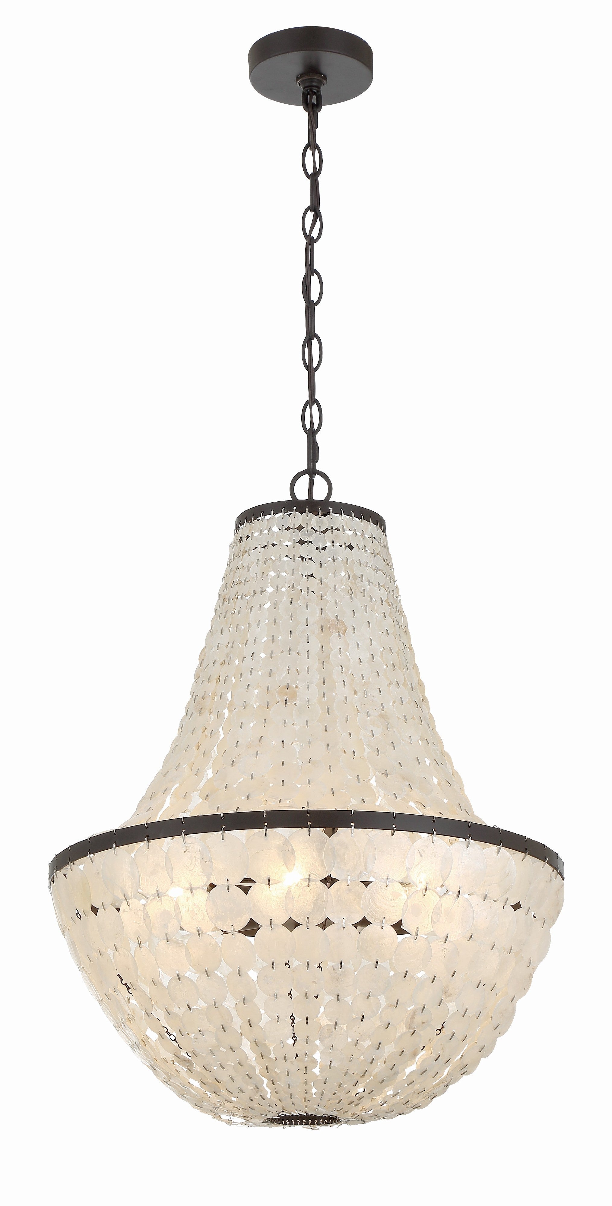 Brielle 18'' Dark Bronze Chandelier