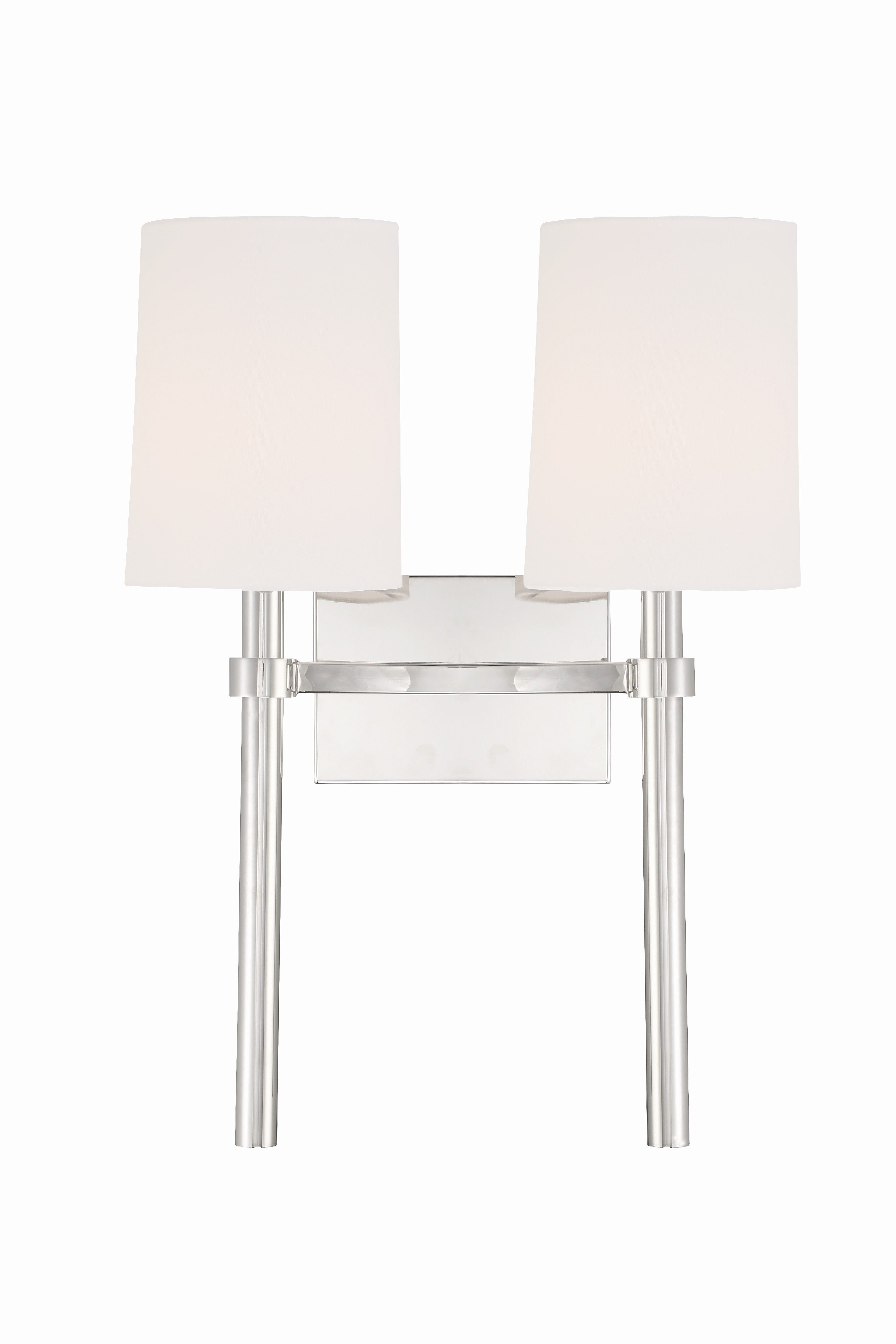 Bromley 13.75'' Polished Nickel Sconce