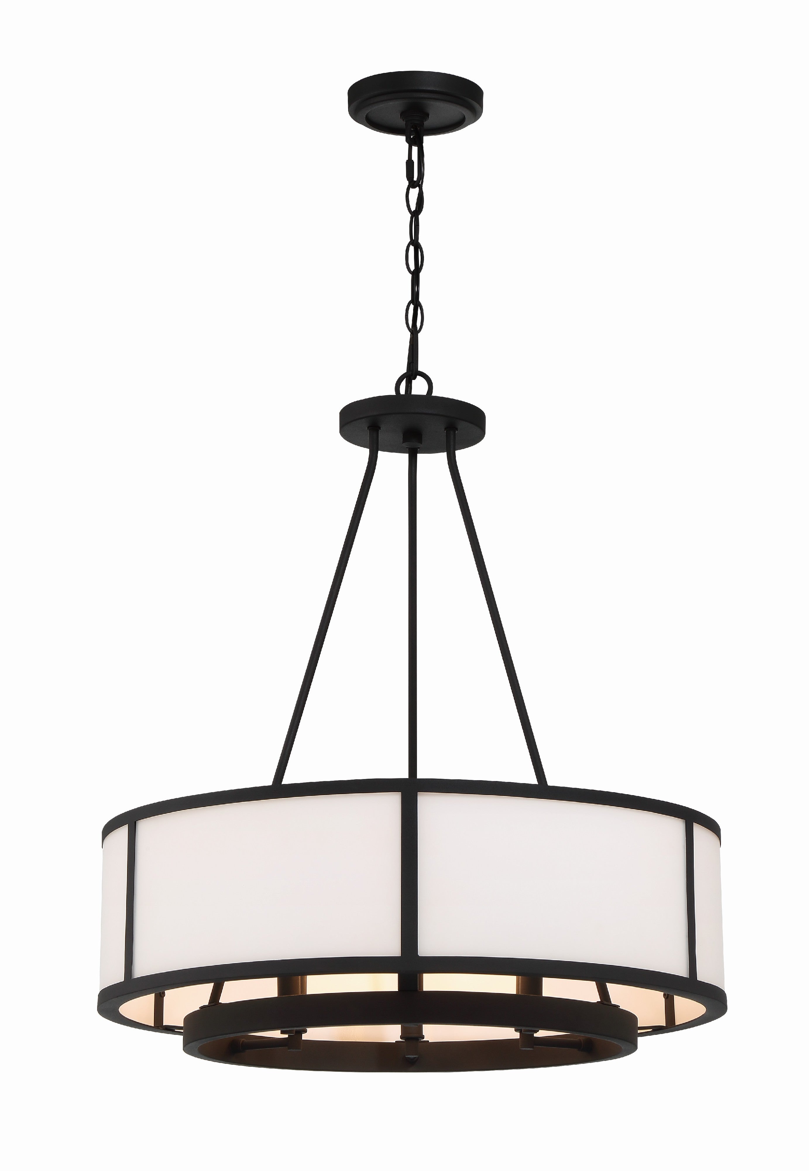 Bryant 24'' Black Forged Chandelier
