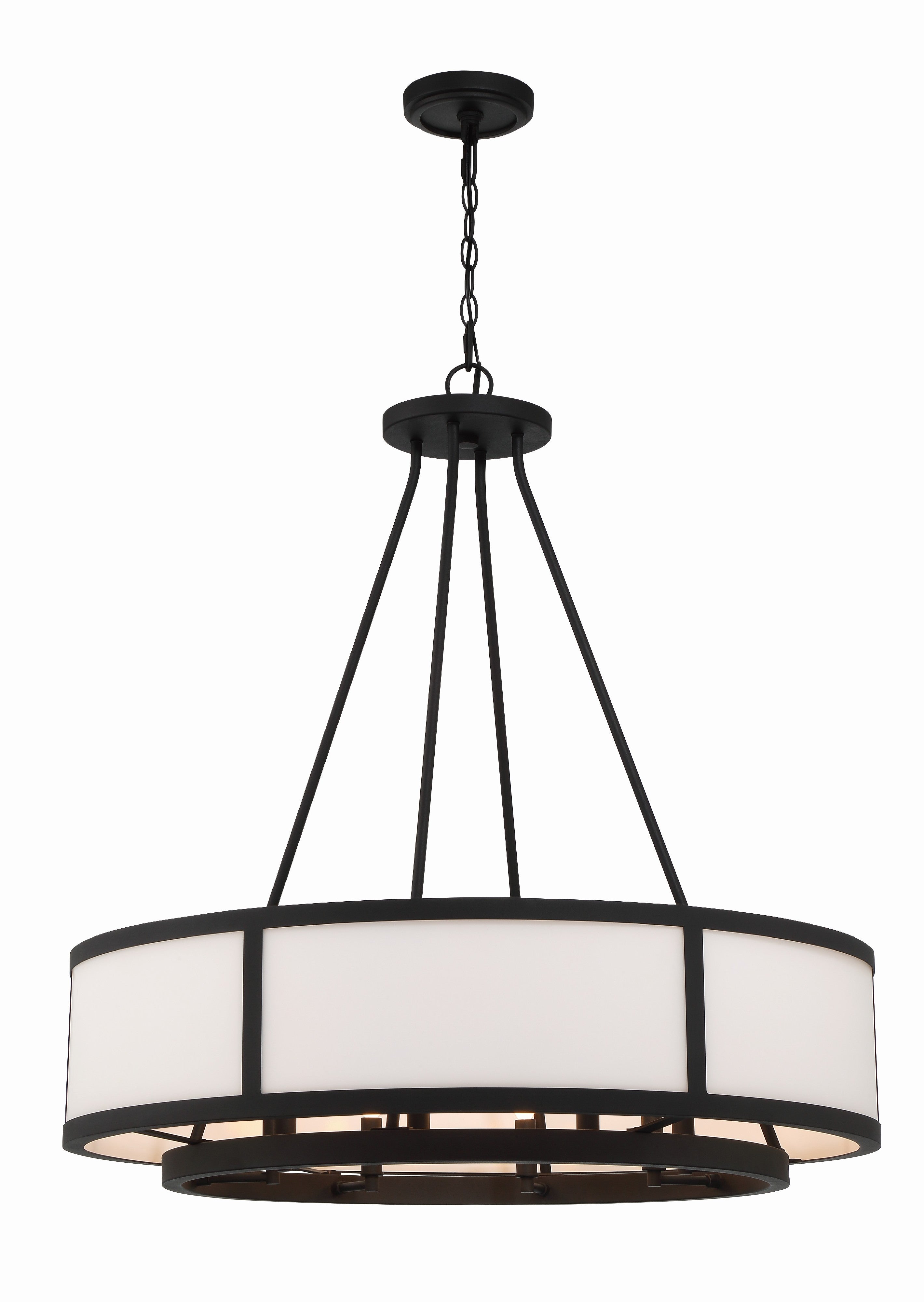 Bryant 32'' Black Forged Chandelier