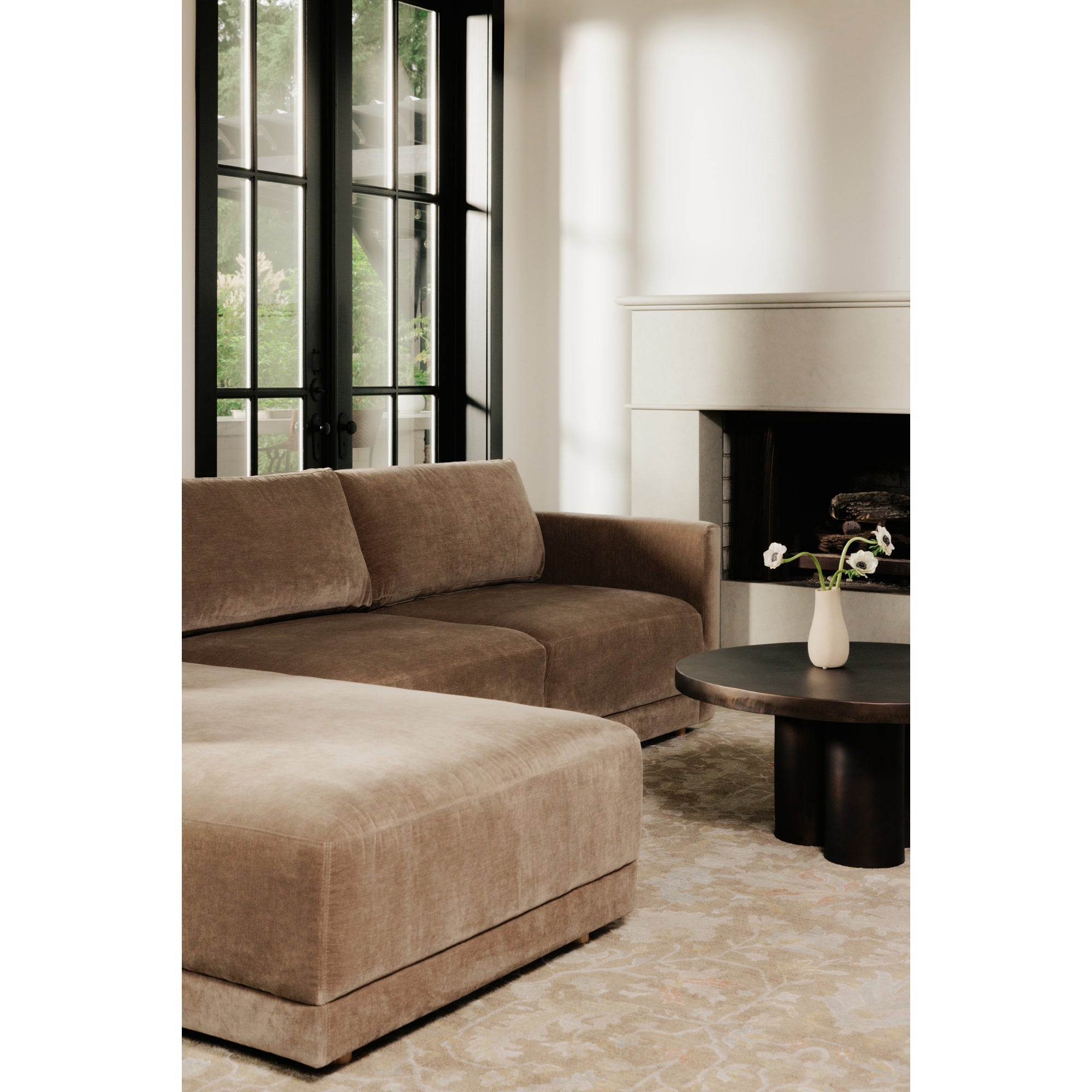 Bryn Sectional Camel Left