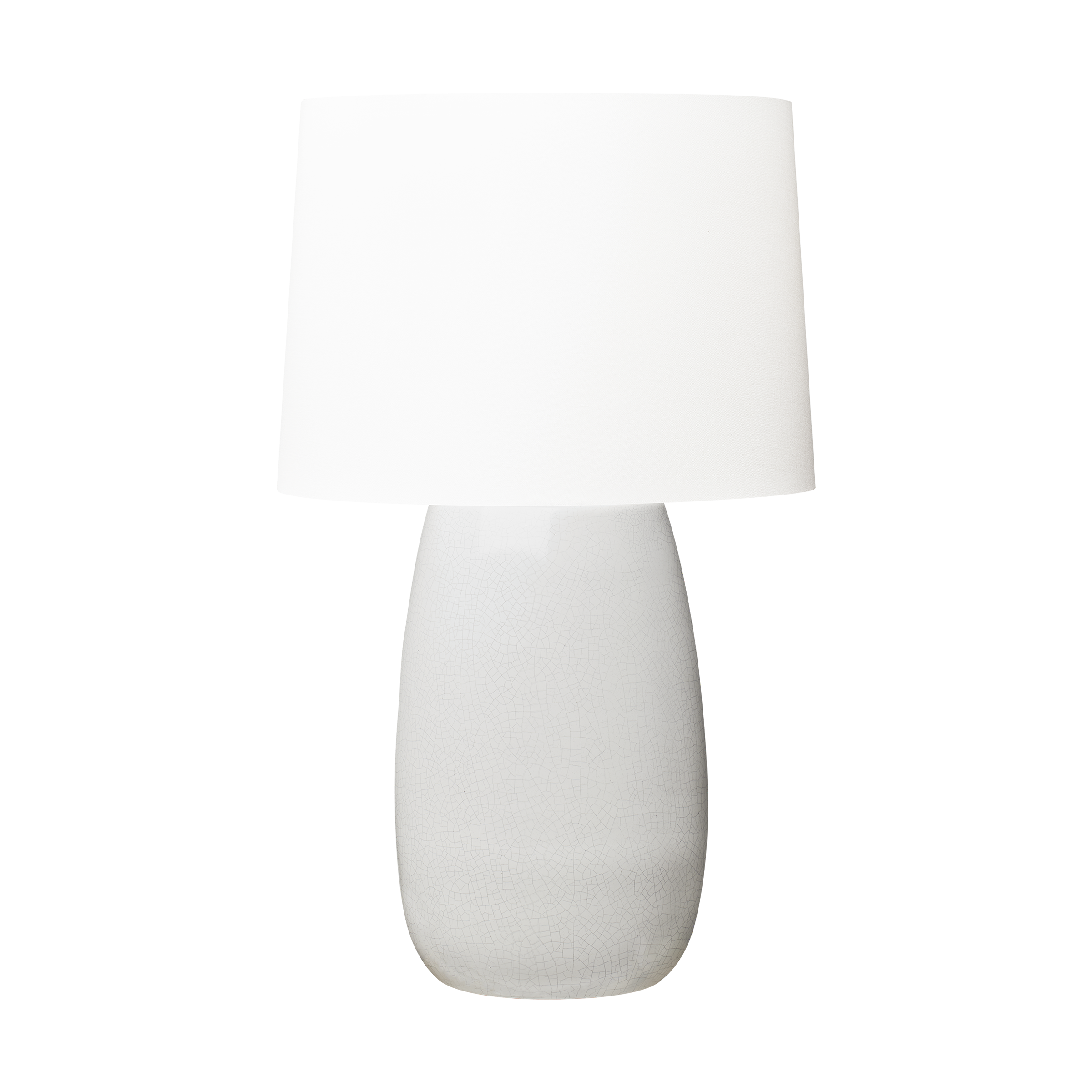 Roma Table Lamp White Crackle Bulbs Inc