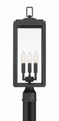 Byron 7.5'' Matte Black Outdoor Post