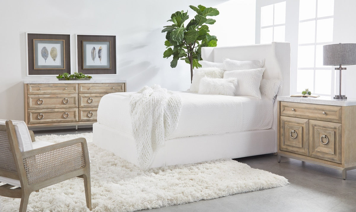 Balboa Queen Bed | LiveSmart Peyton Pearl